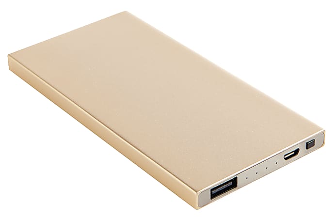 Ativa® Rechargeable Power Bank, 4000 mAh, Champagne