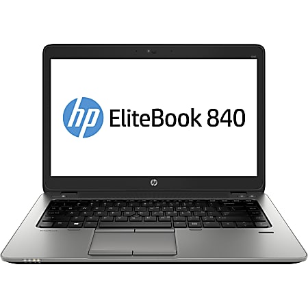 HP EliteBook 840 G2 Laptop, 14" HD+ Screen, Intel® Core™ i7, 8GB Memory, 180GB Solid State Drive, Windows® 7 Professional