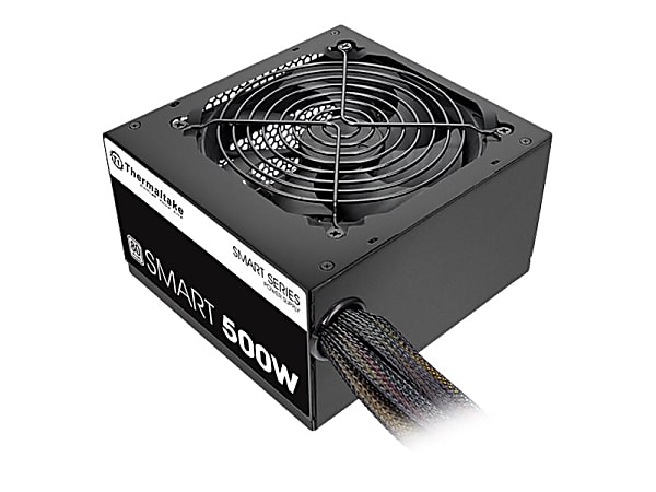 Thermaltake SMART SP-500AH2NKW - Power supply (internal) - ATX12V 2.3 - 80 PLUS - AC 100-240 V - 500 Watt - active PFC - United States - black