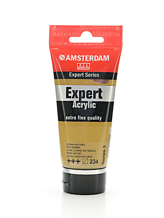 Amsterdam Expert Acrylic Paint Tubes, 75 mL, Raw Sienna, Pack Of 2