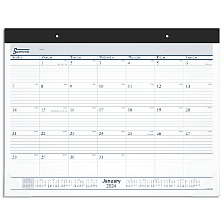 2024 At A Glance Desk Calendar - Berri Celeste