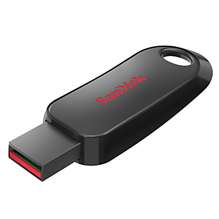 Sandisk Cruzer Snap USB Flash Drive, 64GB, Black