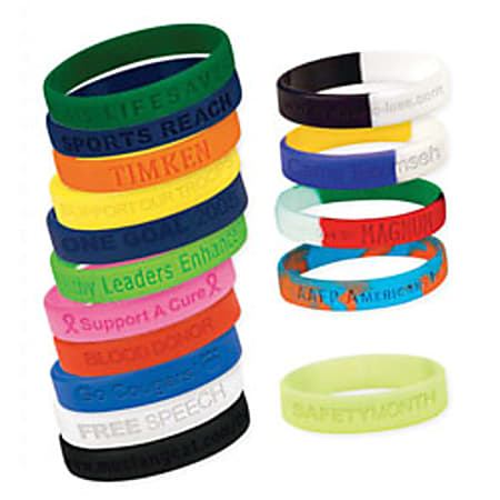 Silicone Awareness Bracelets