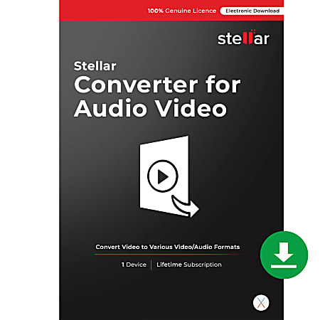 Stellar Converter For Audio Video, For Mac®