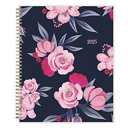 2025 Blue Sky WeeklyMonthly Planning Calendar 8 12 x 11 Mimi Pink