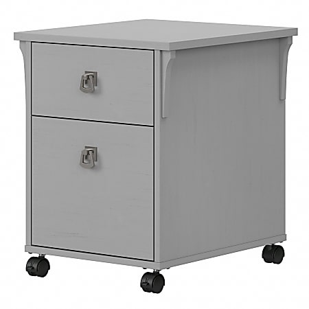 Bush® Furniture Salinas 2-Drawer Mobile File Cabinet, Cape Cod Gray, Standard Delivery