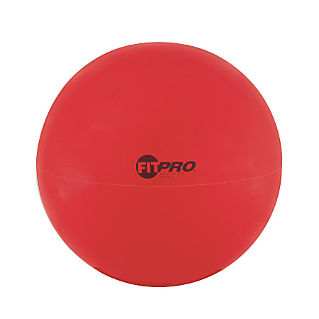Champion Sports FitPro Training/Exercise Ball, 25 5/8", Red