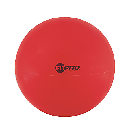 Champion Sports FitPro Training/Exercise Ball - Red - Resin Champion Sports FitPro Training/Exercise Ball - Red - Resin