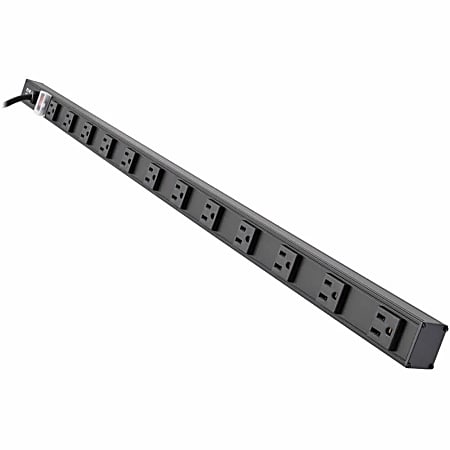 Tripp Lite 12-Outlet Power Strip, 15', Black