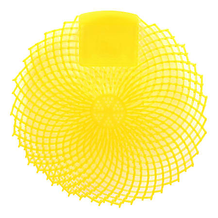 Eclipse Urinal Screens, Citrus Grove, Yellow, Pack Of 36