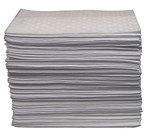 Anchor Brand Oil Only Sorbent Pad, Dimpled/Perforated, Heavy Weight, Bale Of 100