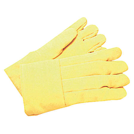 High Heat Wool Lined Kevlar Gloves Yellow Large - Office Depot