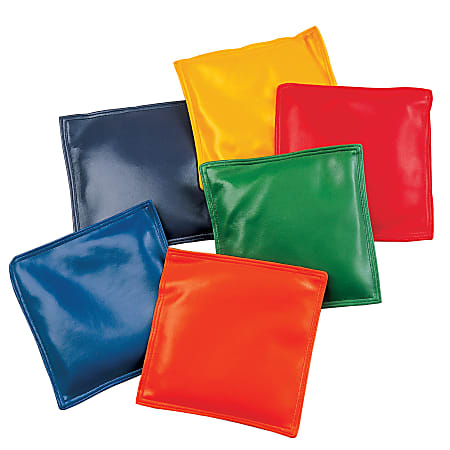 Champion Sports Bean Bags, 6" x 6", Pack of 12