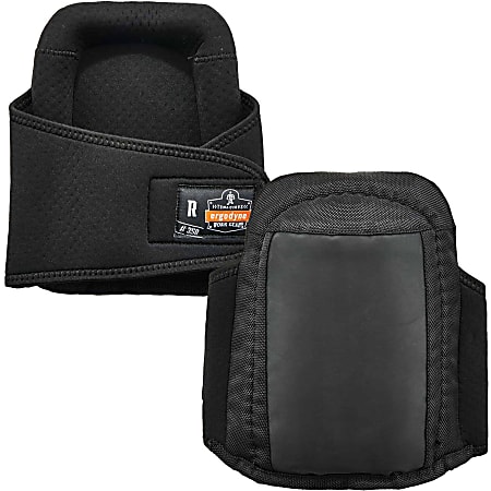 Ergodyne ProFlex® 350 Gel Knee Pad, Hook-And-Loop, Black