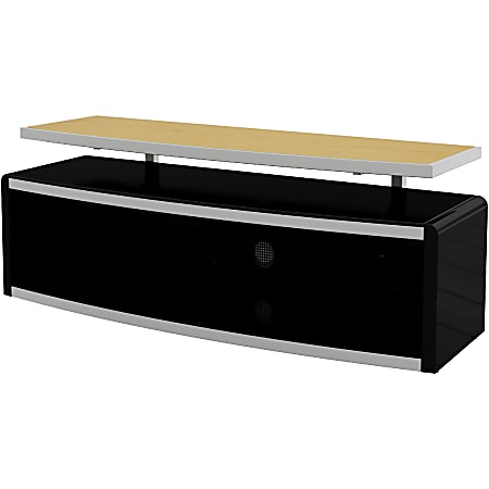 AVF STG1250A-A: Options Stage TV Stand 1250 - Up to 55" Screen Support - 165.35 lb Load Capacity - 4 x Shelf(ves) - 21.7" Height - Floor - Oak, Walnut, Black, White