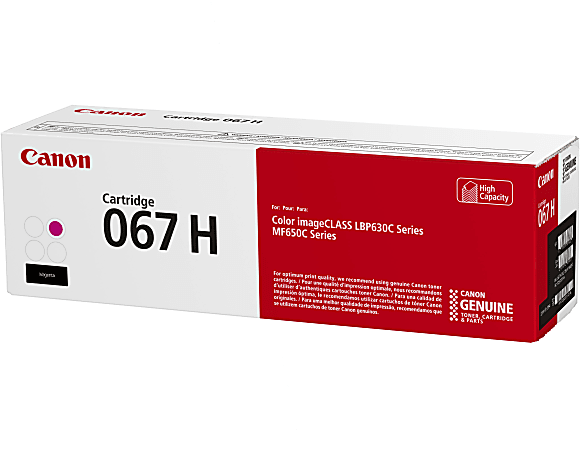 Canon 67 Magenta High Yield Toner Cartridge 5104C001 Canon 67 Magenta High Yield Toner Cartridge 5104C001