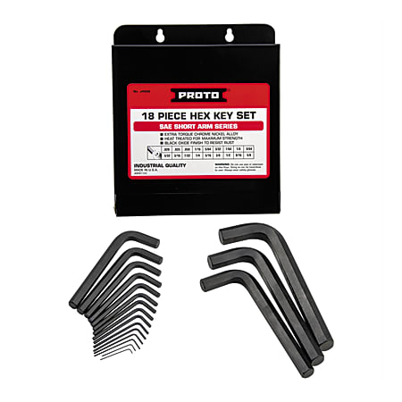 PROTO 18-Piece Hex Key Set, SAE