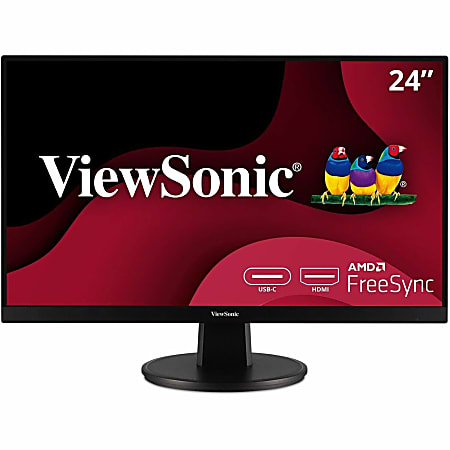 ViewSonic VA2447-MHU 24" Full HD 1080p USB-C Monitor