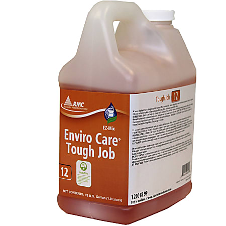RMC Enviro Care Tough Job Cleaner - For Hard Surface - Concentrate - 64.2 fl oz (2 quart) - 4 / Carton - Heavy Duty, Bio-based - Orange