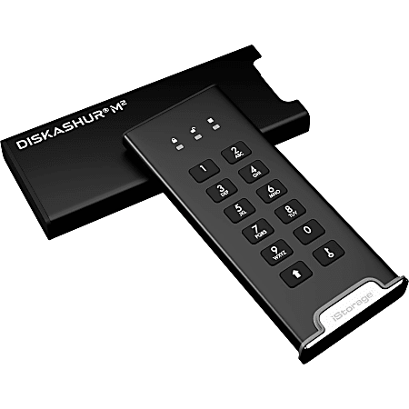 iStorage diskAshur M2 SSD 2TB PIN Secure Portable Solid State Drive