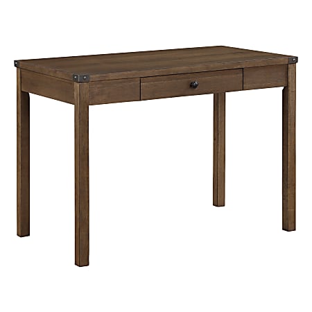 Office Star Victor 42"W Writing Desk, Brown Oak
