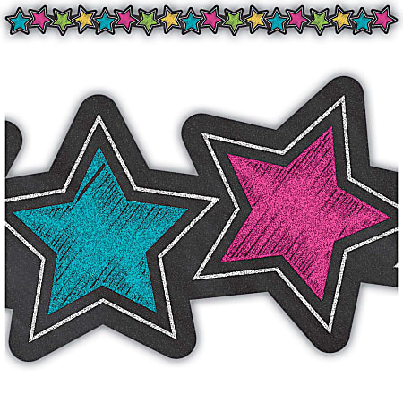 Teacher Created Resources (6 PK) Chalkboard Brights Magnetic Strips