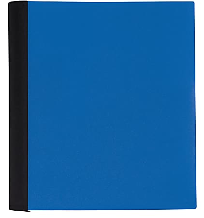 Office Depot® Brand Stellar Notebook With Spine Cover, 8-1/2" x 11", 5 Subject, College Ruled, 200 Sheets, Blue