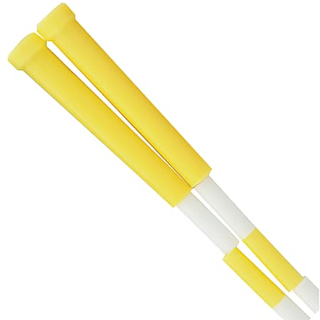 Champion Sports Plastic Segmented Jump Rope, 8', Yellow/White