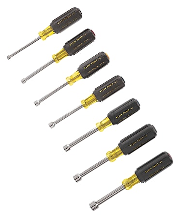 Klein Tools 409-631 7-Piece Cushion-Grip Nut Driver Set