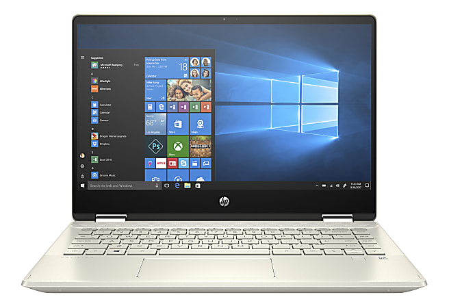 HP Pavilion x360 14-dh2027od Convertible Laptop, 14" Touch Screen, Intel® Core™ i7, 16GB Memory, 512GB Solid State Drive, Wi-Fi 6, Windows® 10, 1A921UA#ABA