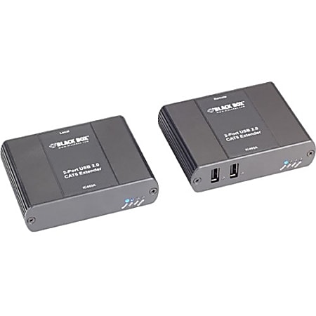 Black Box USB Ultimate Extender over UTP, 2-Port, with Remote Power