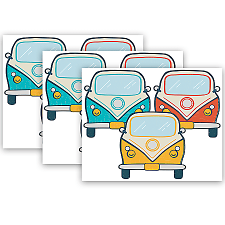 Eureka Paper Cut-Outs, Adventurer, 36 Cut-Outs Per Pack, Set Of 3 Packs