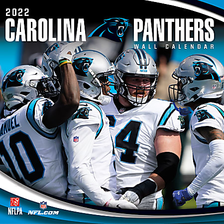 Lang Turner Licensing Monthly Wall Calendar, 12" x 24", Carolina Panthers, January To December 2022