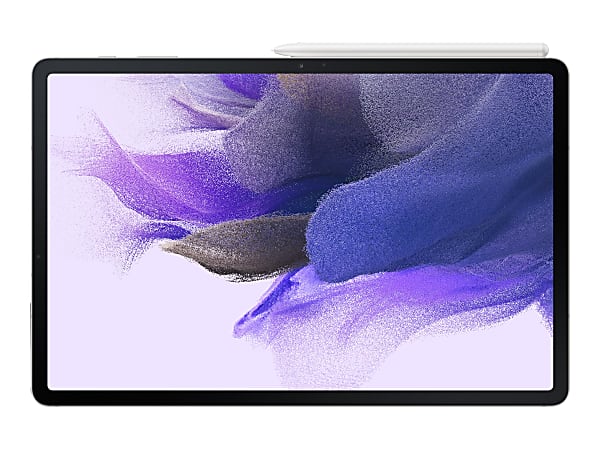 Samsung Galaxy Tab S7 FE SM-T733 Tablet - 12.4" WQXGA - Kryo 570 Dual-core (2 Core) 2.20 GHz + Kryo 570 Hexa-core (6 Core) 1.80 GHz - 4 GB RAM - 64 GB Storage - Android 11 - Mystic Silver - Qualcomm SM7225 Snapdragon 750G 5G SoC