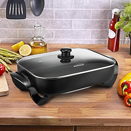 Cast Aluminum 16-inch Electric Skillet with Glass Lid - On Sale