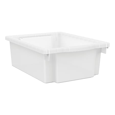 HON® Flagship Storage Collection Bin Kit, Small Size, 6" x 12 3/4" x 16", Translucent
