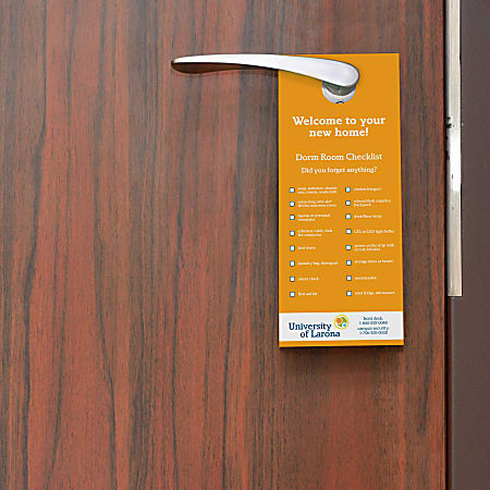 Custom Door Hanger - Upload Your Design, SKU: TG-3228