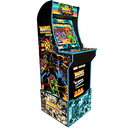 Arcade1Up Capcom Marvel Super Heroes At-Home Arcade Machine With Riser
