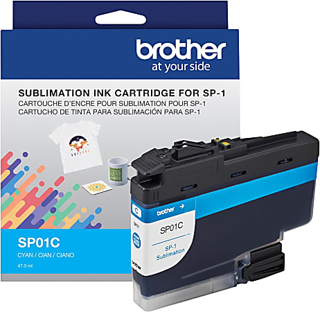 Brother Genuine Sublimation Ink Cartridge, Cyan