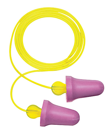 3M™ No-Touch™ Foam Ear Plugs, Corded, Box Of
