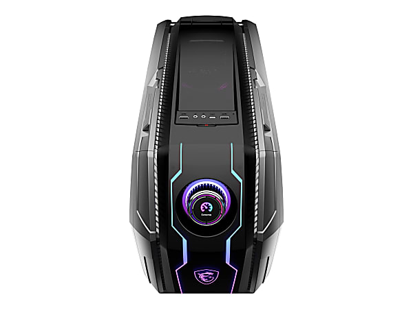 MSI MEG Aegis Ti5 12th MEG Aegis Ti5 12VTE-205US Gaming Desktop Computer - Intel Core i9 i9-12900KF (8 Core) 3.20 GHz - 32 GB RAM DDR5 SDRAM - 2 TB HDD - 2 TB M.2 PCI Express NVMe 4.0 SSD - Black - Intel Z690 Chip - Windows 11 Home