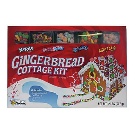Sweetarts Gingerbread Christmas Cottage Kit, 2 Lb.