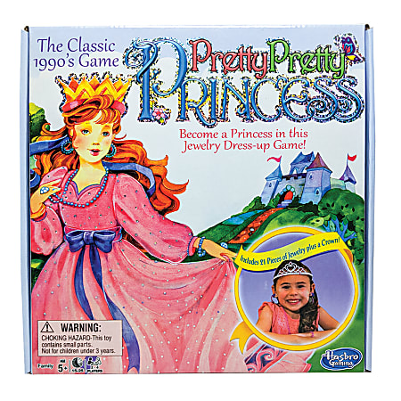 Winning Moves 1990's Artwork Pretty, Pretty Princess Tabletop Game, Ages 5+