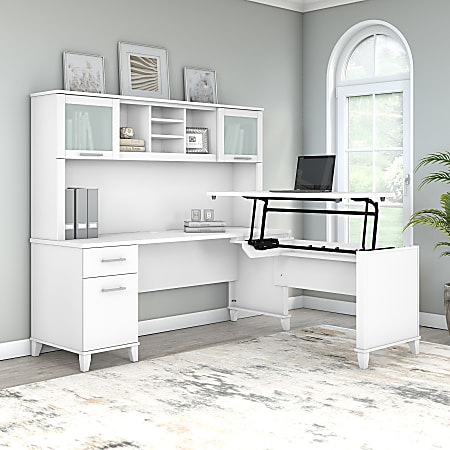 L shaped store desk 72 inch