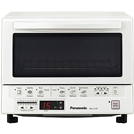 Panasonic FlashXpress 1300 Watt G110PW 4 Slice Toaster Oven With Infrared Heating - 1300 W