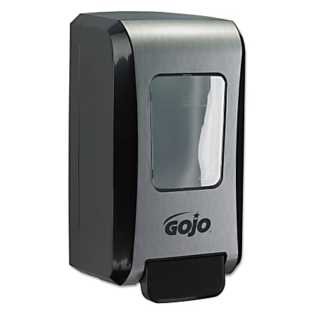 GOJO® FMX-20 Soap Dispenser, 2000 mL, 11-3/4"H x 6-1/2"W x 4-3/4"D, Black/Chrome