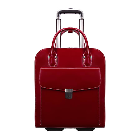 McKlein Uptown Vertical Wheeled Briefcase with 15