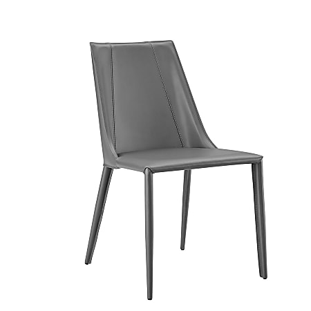 Eurostyle Kalle Side Chair, Gray