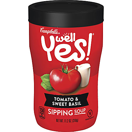 Campbell&#x27;s Tomato & Sweet Basil Sipping Soup -