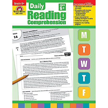 Evan-Moor® Daily Reading Comprehension, Grade 6